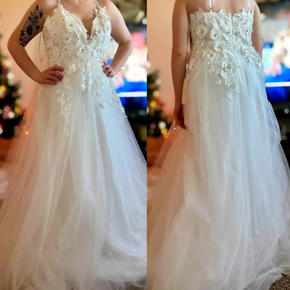 Noxanabel White Wedding Dress
